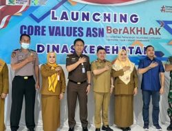 Bupati Majene Luncurkan Core Values ASN BerAKHLAK di Dinas Kesehatan, Perkuat Budaya Kerja Profesional dan Berintegritas